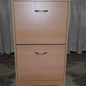 Grenen fineer schoenenkast