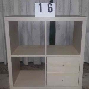 Open kast met 2 laden van Ikea